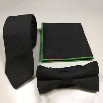 Slim Tie Set Men Bow Tie and Pocket Square Bowtie Necktie Cravate Handkerchief Papillon Man Corbatas Hombre Pajarita